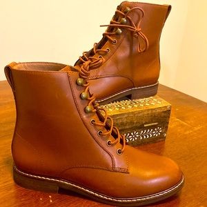 Madewell The Kellie Lace-Up Boot